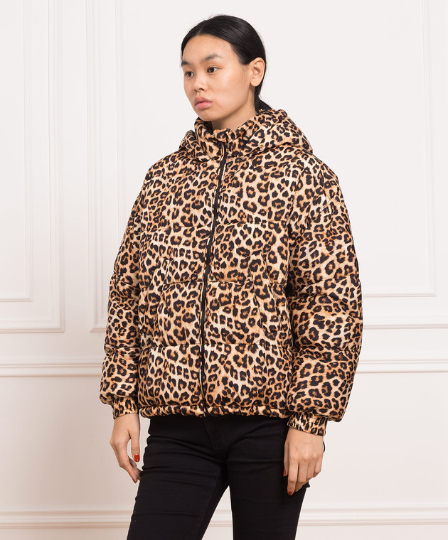Twinset - Стеганая куртка в леопардовый узор 222TP2720 купить в Symbol