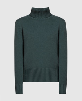Allude Зеленый свитер из шерсти и кашемира 23517643