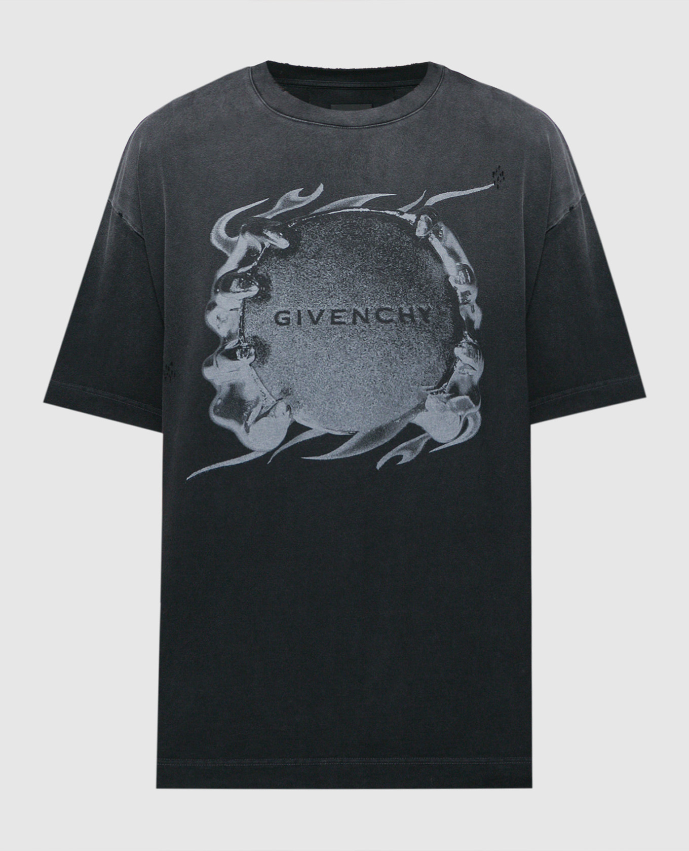 

Черная футболка с принтом Givenchy Ring, Черный, Футболки