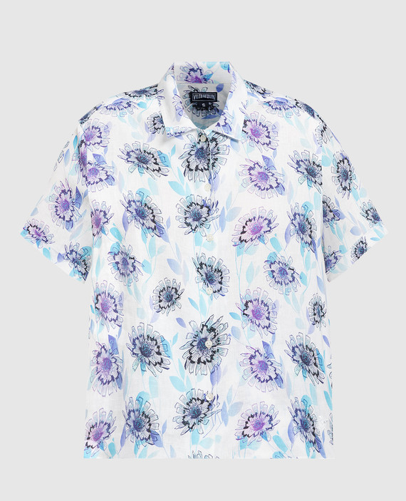 Leany linen shirt in a print
