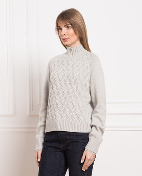 Loro Piana Сірий светр з кашеміру FAM3612