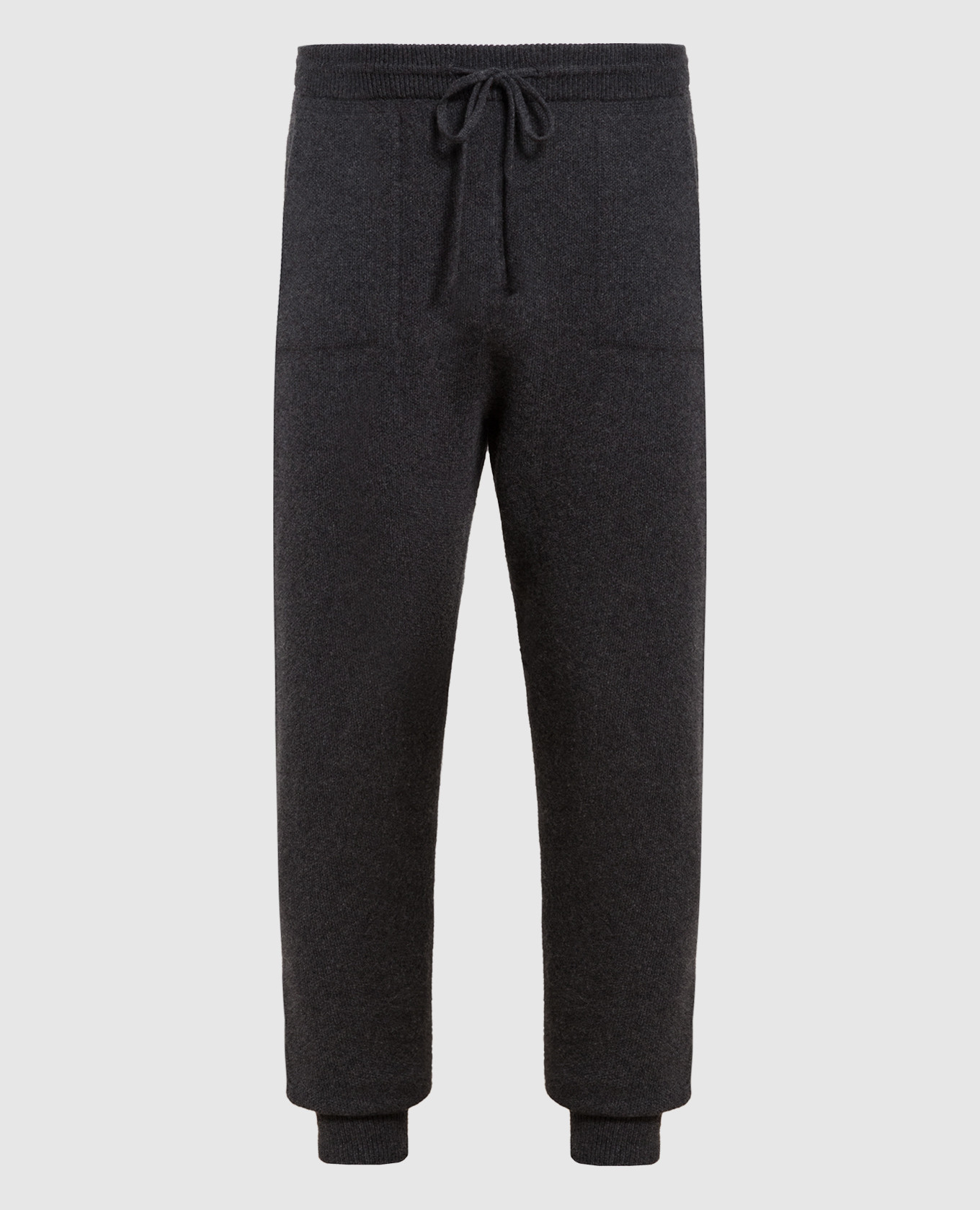 Gray cashmere sweatpants