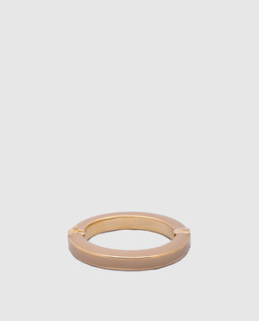 Francesca Bianchi Design Бежевий браслет з покриттям 24-каратним золотом BF6