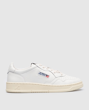 AUTRY Білі шкіряні кросівки з логотипом A13IAULMLL15