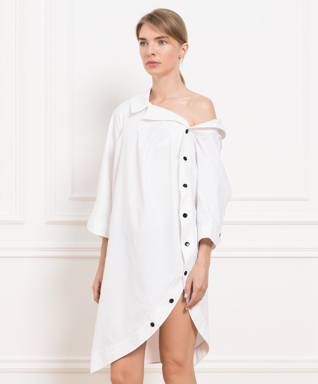 Olena Dats Біла сукня-сорочка 6055 зображення 3