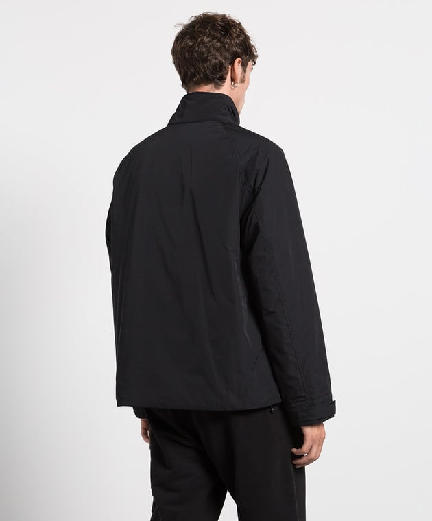 Stone Island - Black jacket with logo 791541926 - buy with Belgium ...