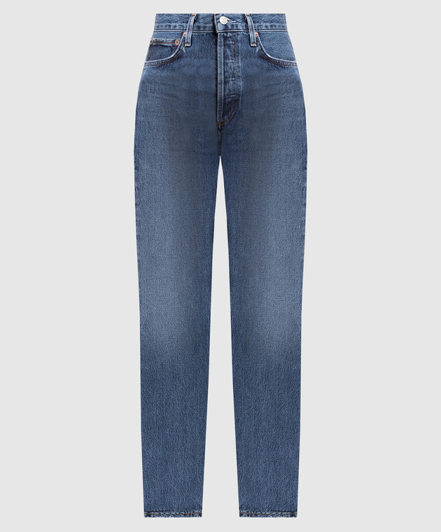 AGOLDE Blue jeans with a distressed effect A154F1141