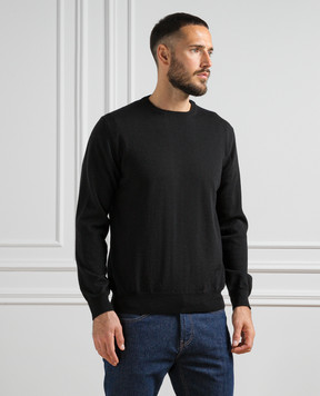 Cashmere&Whiskey Чорний джемпер з вовни 92392