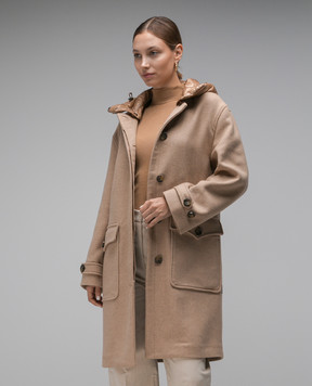 Woolrich Коричневе пальто CFWWOU0858FRUT3492