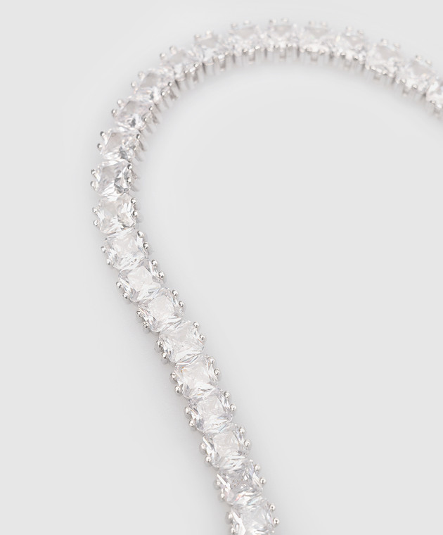 Ellen Conde Silver necklace with crystals ZC8 изображение 3