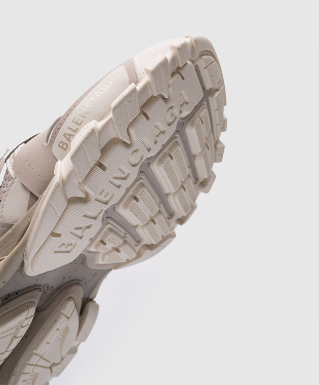 Balenciaga Бежевые комбинированные кроссовки Track 542436W3FE4 изображение 5