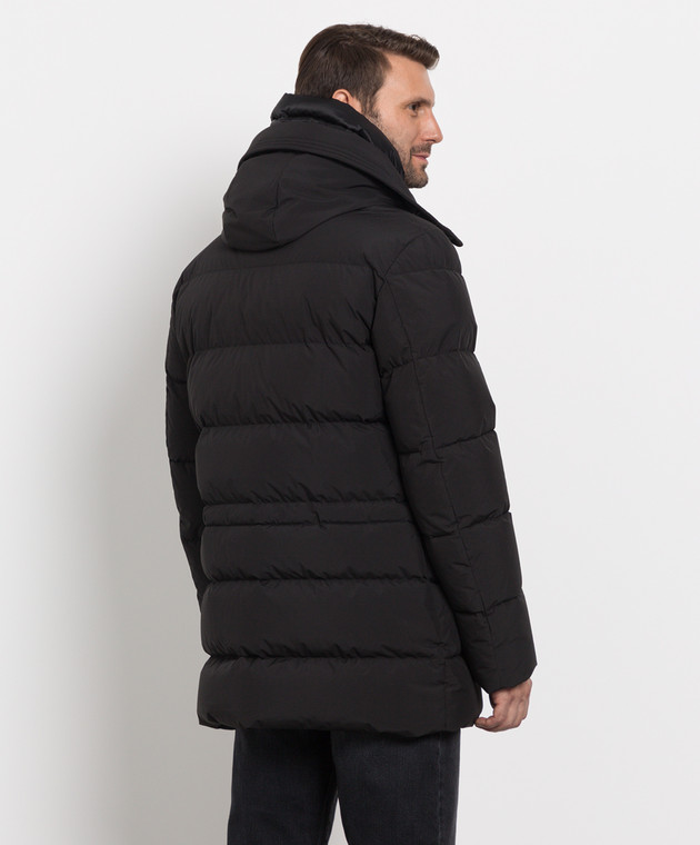 MooRER Черная парка DAVIDE-STP DAVIDESTP изображение 4