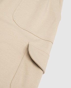 Brunello Cucinelli Дитячі бежеві джогери BH827E621C