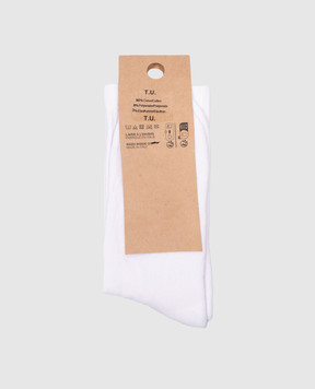 A.P.C Белые носки Sky с узором логотипа COFCGH21038