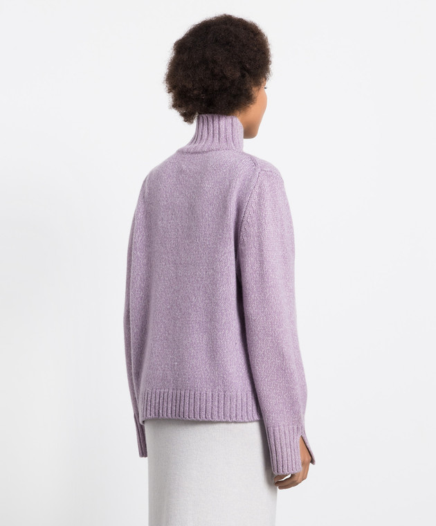 Allude - Maglione viola in lana e cashmere 22561003 acquista online su  Symbol