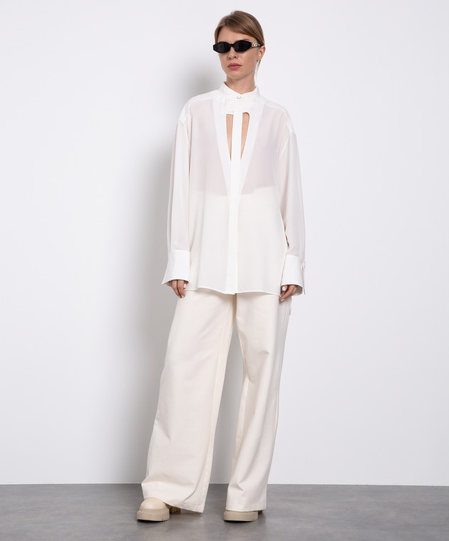 Givenchy Шовкова біла блуза BW60WX12EH зображення 2