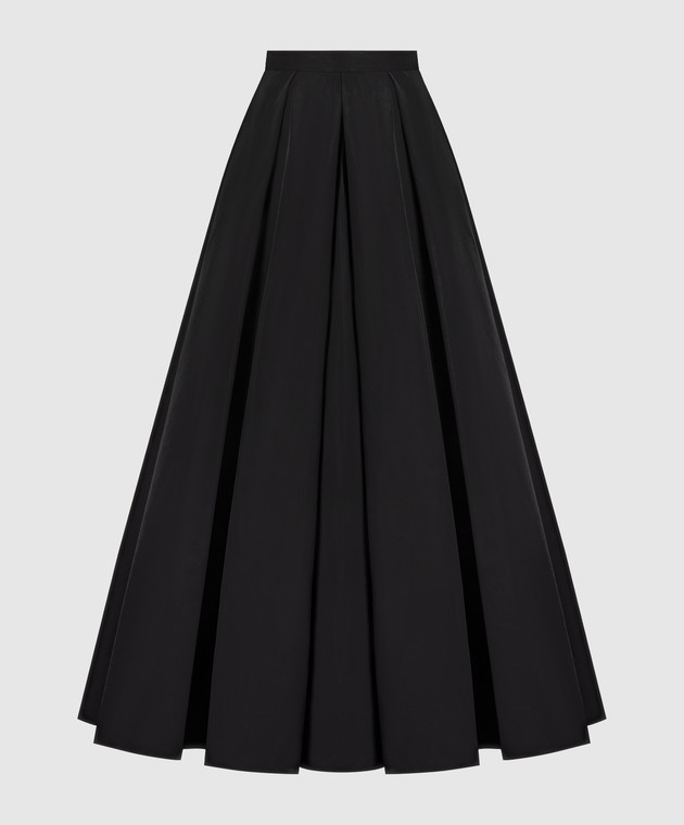 Twinset Black pleated maxi skirt 231TP2720