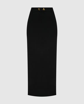 AERON Черная юбка макси Forum в рубчик FORUM