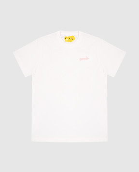 Off-White Дитяча біла футболка з принтом логотипа Lace Arrow OGAA001S24JER006
