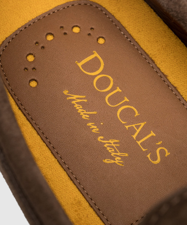 Doucal's Brown suede topsiders DU3151PORTUF106 image 5