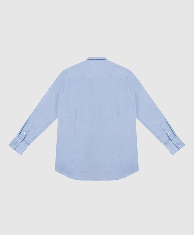 Stefano Ricci Children's blue shirt with a logo YAC6400010LJ1609 image 2