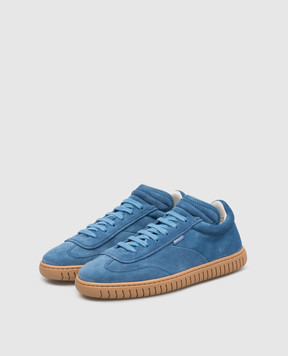 Bally Синие замшевые кеды Parrel WK005FSU022