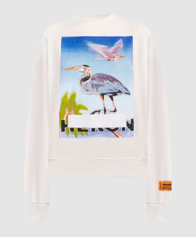 Heron Preston Pink sweatshirt with branded print