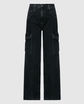 AGOLDE Чорні джинси-карго Minka A91171557