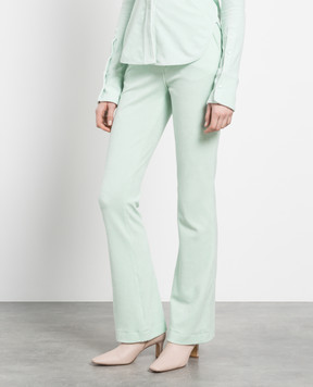 Alexander Wang Зеленые брюки клеш 1CC3214378