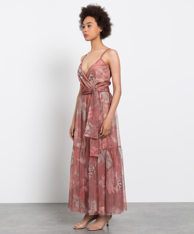 Max & Co Бордова сукня з квітковим принтом CHIOGGIA зображення 3