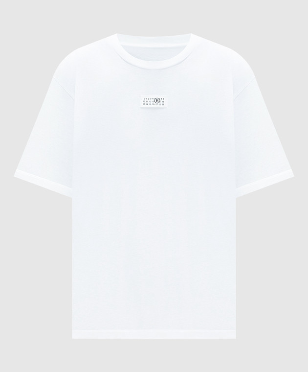 Maison Margiela MM6 White t-shirt with logo SH0GC0017S24312