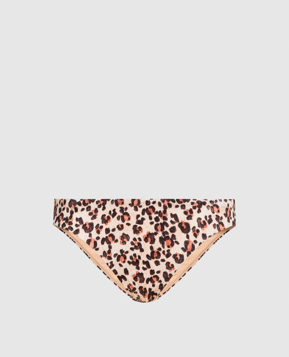 Beige panties from the Frise swimsuit in a print