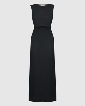Twinset Чорна сукня з розрізом 241TE2057