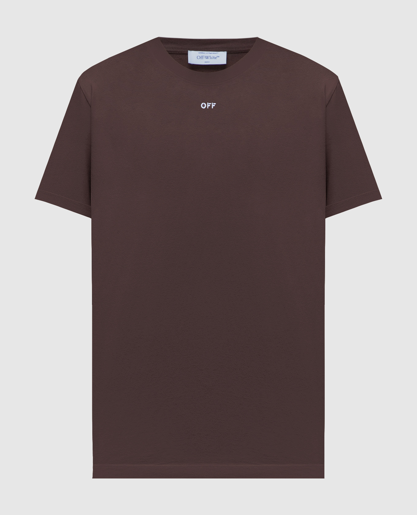 Brown T-shirt with Arrow embroidery