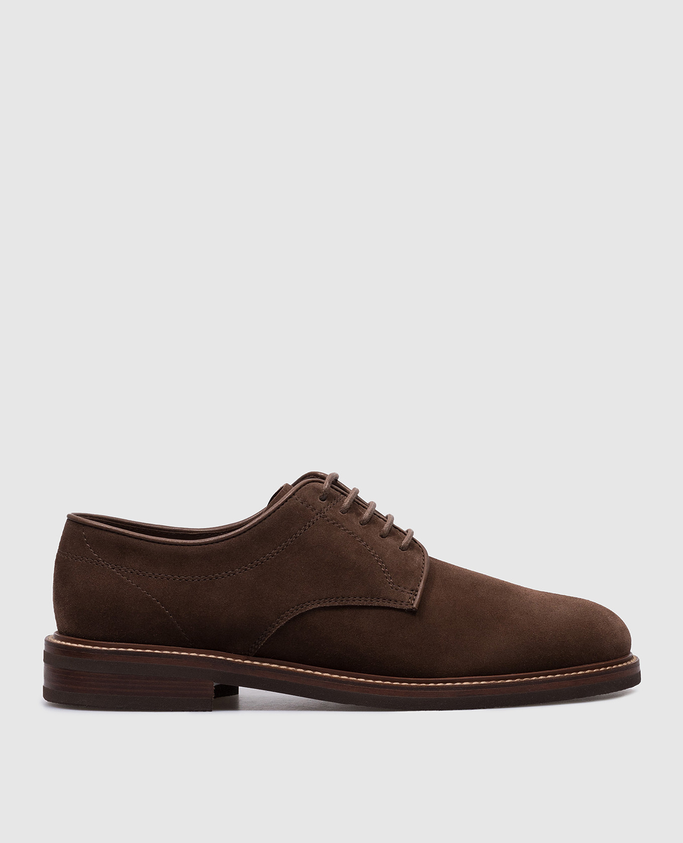 Brown Suede Classic Derby