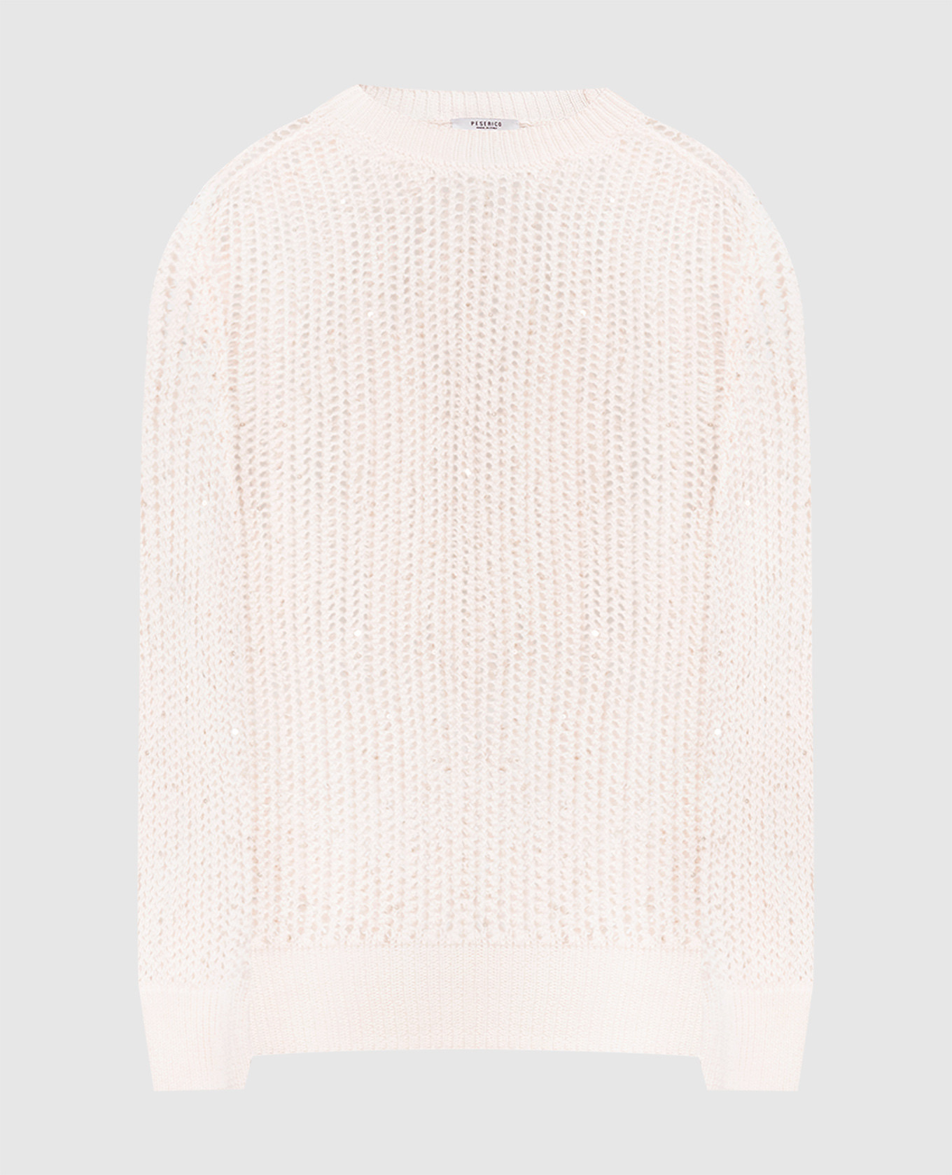 

Розовый ажурный джемпер с пайетками, Джемпера