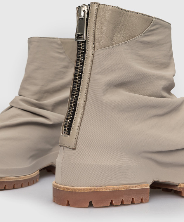 424 Draped leather boots 32424Q08226099 image 4