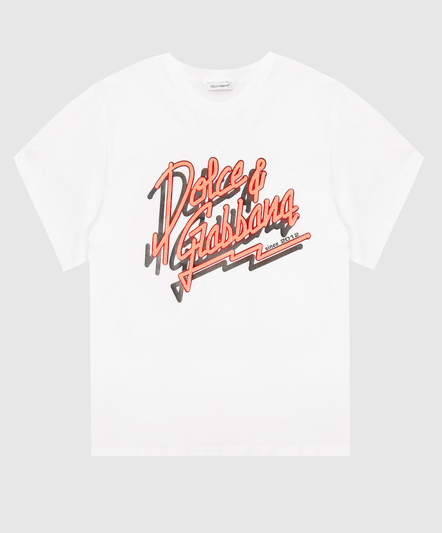 Dolce&Gabbana Дитяча футболка з логотипом. L5JTISG7CC456
