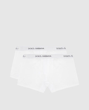 Dolce&Gabbana Дитячий набір білих трусиків-боксерів L4J701G7OCT