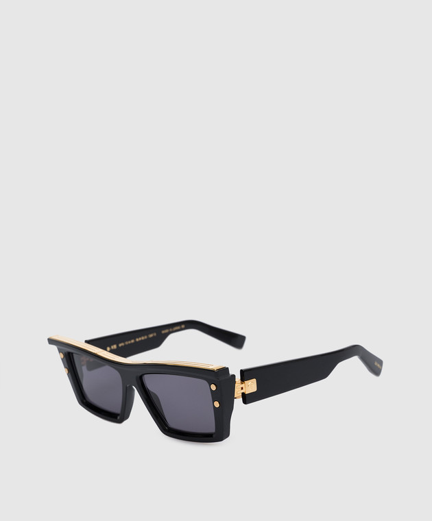 Balmain Black sunglasses B-VII with logo BPS131A55 изображение 2