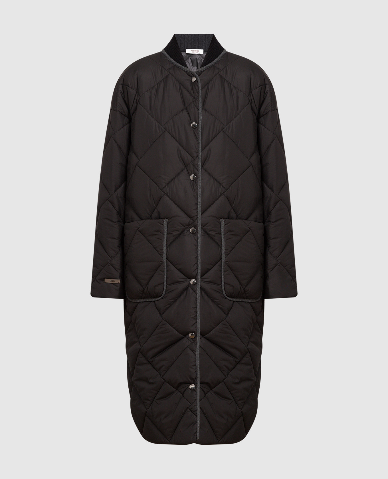 

Черная стеганая куртка, Черный, Куртки