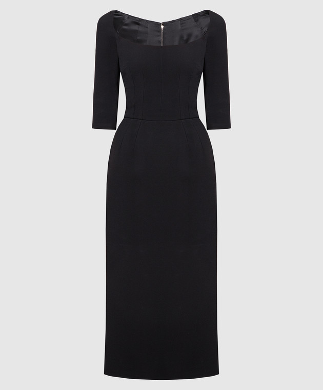 Dolce&Gabbana Black midi dress F6D8YTFUM07