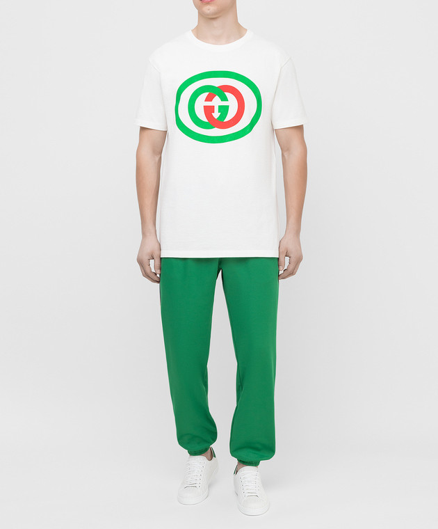 Gucci Белая футболка 565806XJBAU изображение 2