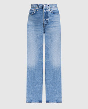 AGOLDE Блакитні джинси з ефектом потертості A069C1371