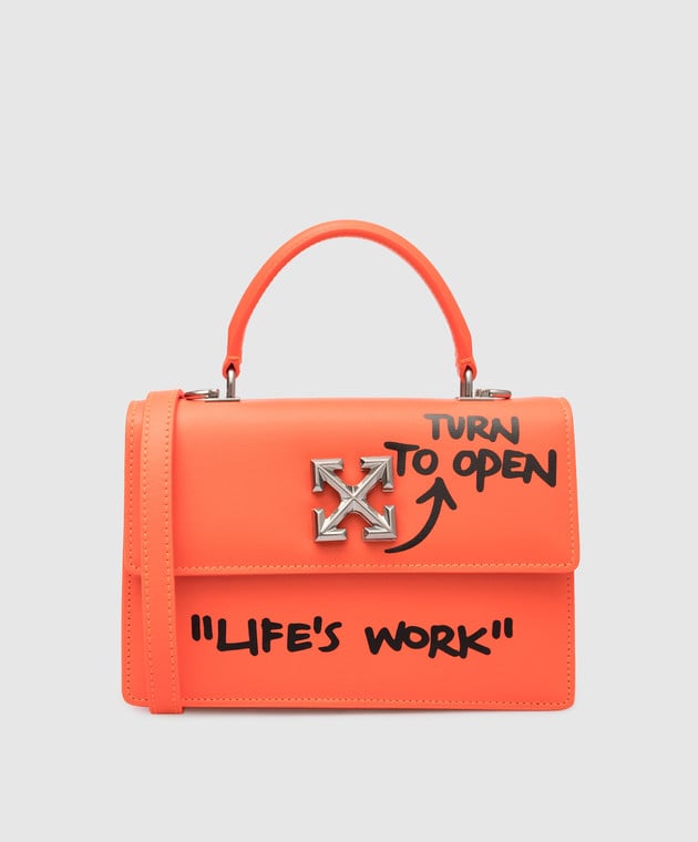 Off-White Jitney 1.4 'Turn to Open' Top-Handle Bag