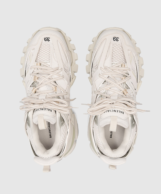 Balenciaga Белые кроссовки Track с логотипом 542436W1GB1 изображение 4