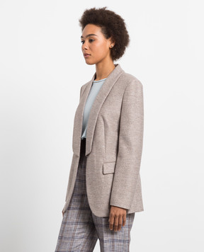 Peserico Бежевый жакет с люрексом S01400J003169