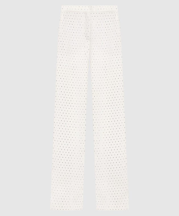 Topshop Petite clean straight trousers in ivory | ASOS