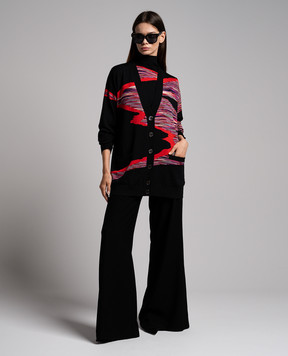 Missoni Черный кардиган в узор. DS23WM0LBK025Q