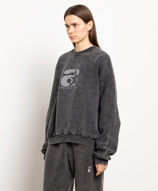 Alexander Wang - Сірий світшот з логотипом UCC1231576 купити в Symbol
